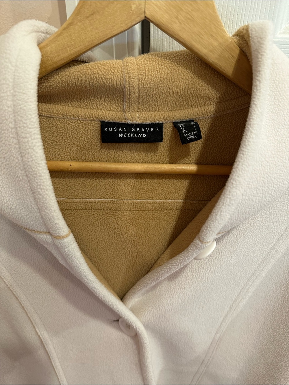 Susan Graver Fleece Jacket - Picture 3 of 9